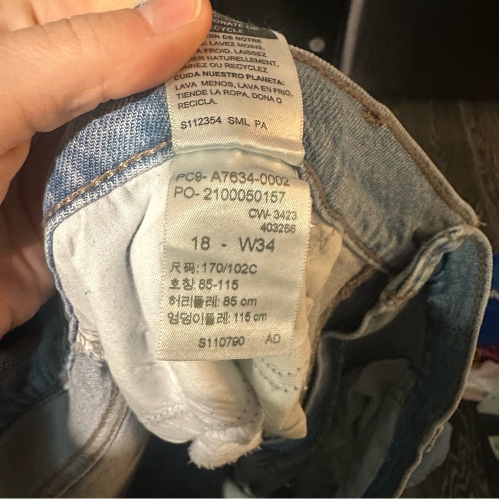 Levi Strauss Light Blue Denim skirt - Picture 9 of 9